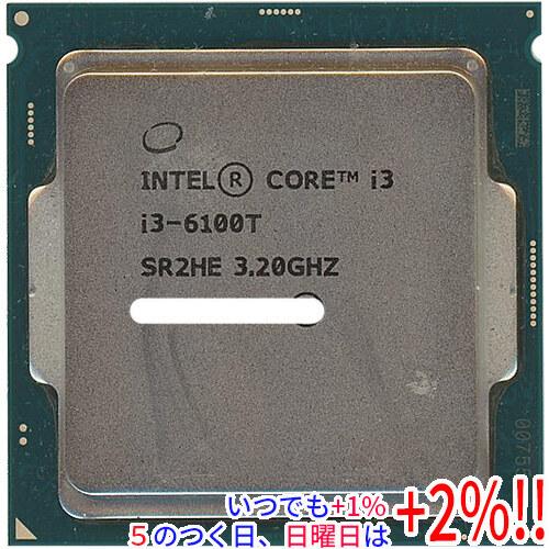 【中古】Core i3 6100T 3.2GHz 3M LGA1151 35W SR2HE