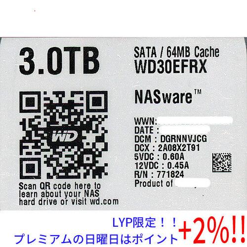 【５のつく日はポイント+3％！】【中古】Western Digital製HDD WD30EFRX 3...