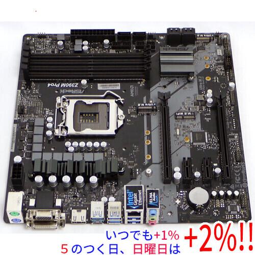【中古】ASRock MicroATXマザボ Z390M Pro4 LGA1151