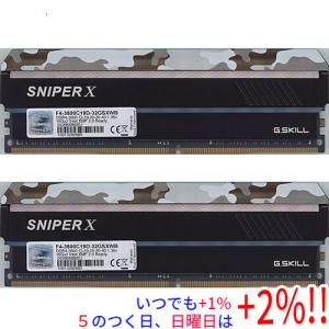 G.SKILL 【中古】G.Skill F4-3600C19D-16GSXWB DDR4 PC4-28800 8GB 2枚