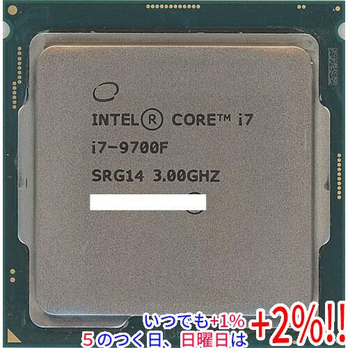 【中古】Core i7 9700F 3.0GHz LGA1151 65W SRG14【いつでも+1％...