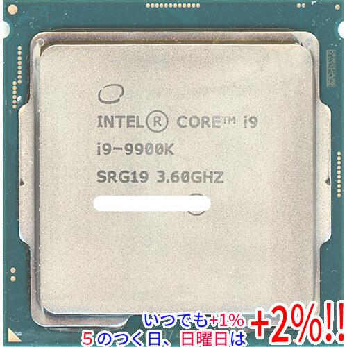 【中古】Core i9 9900K 3.6GHz LGA1151 95W SRG19【いつでも+1％...