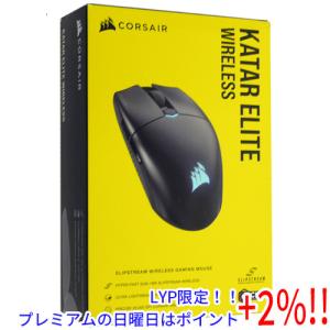 【５のつく日！ゾロ目の日！日曜日はポイント+3％！】【中古】Corsair ゲーミングマウス KATAR ELITE WIRELESS CH-931C111-AP ブラック 元箱あり｜excellar