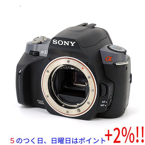 【５のつく日！ゾロ目の日！日曜日はポイント+3％！】【中古】SONY デジタル一眼レフカメラ α33...