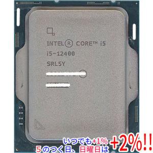 未使用】Intel Core i5-12400(2.5GHz) Box LGA1700/6C(P:6C/E:0C)/12T