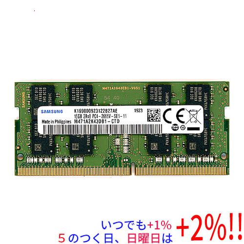 【中古】SAMSUNG M471A2K43DB1-CTD SODIMM DDR4 PC4-2666V...