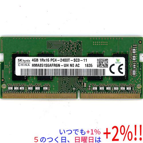 【中古】SK hynix製 HMA851S6AFR6N-UH N0 AC S.O.DIMM DDR4...
