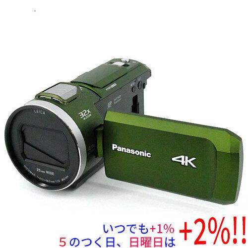 【中古】Panasonic デジタル4Kビデオカメラ HC-VX2M-G フォレストカーキ