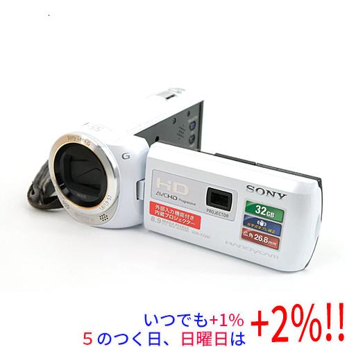【中古】SONY製 デジタルHDビデオカメラ HANDYCAM HDR-PJ390/W