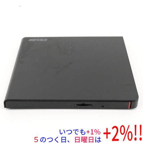 【中古】BUFFALO バッファロー ポータブル DVDドライブ DVSM-PLV8U2-BKA ブ...