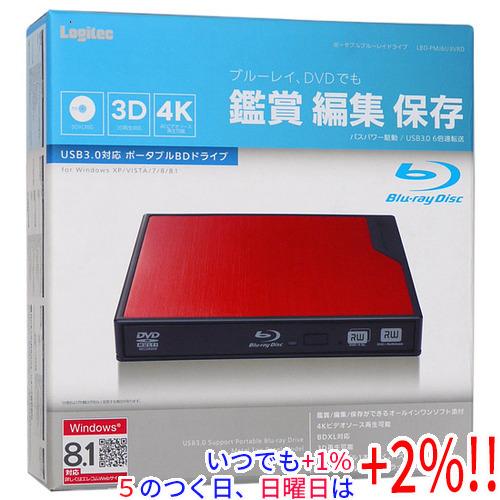 【中古】Logitec ロジテック ポータブルBlu-rayドライブ LBD-PMJ6U3VRD 元...
