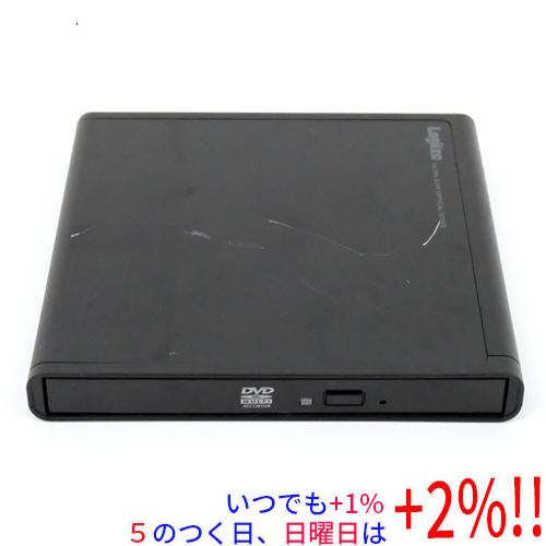 【中古】Logitec ロジテック ポータブル DVDドライブ LDR-PMJ8U2LBK ブラック...