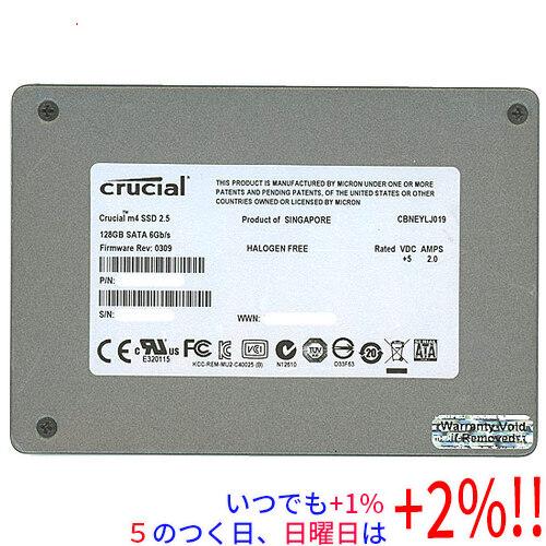 【中古】crucial 内蔵SSD Crucial m4 CT128M4SSD2 128GB 400...