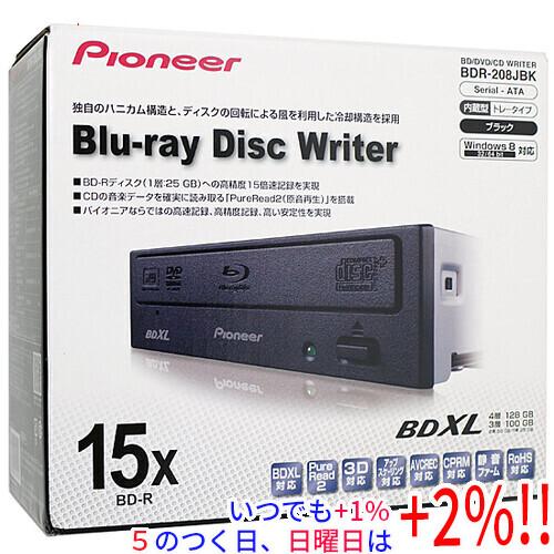 【中古】PIONEER パイオニア 内蔵型ブルーレイドライブ BDR-208JBK 元箱あり【いつで...