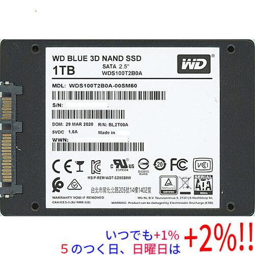 【中古】Western Digital製 SSD WD Blue 3D NAND SATA WDS1...