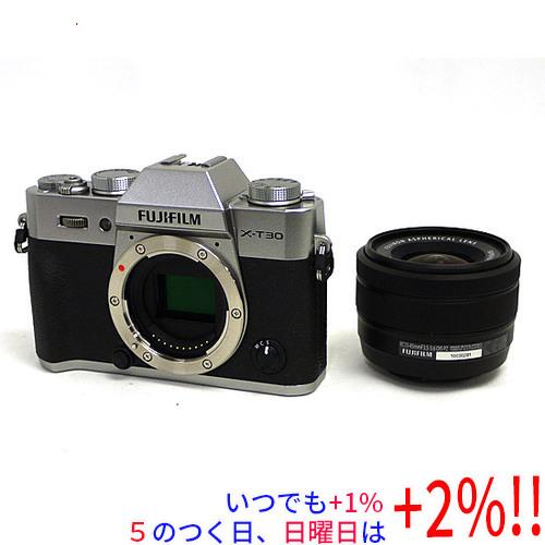 【中古】FUJIFILM ミラーレス一眼カメラ X-T30 II XC15-45mmレンズキット【い...
