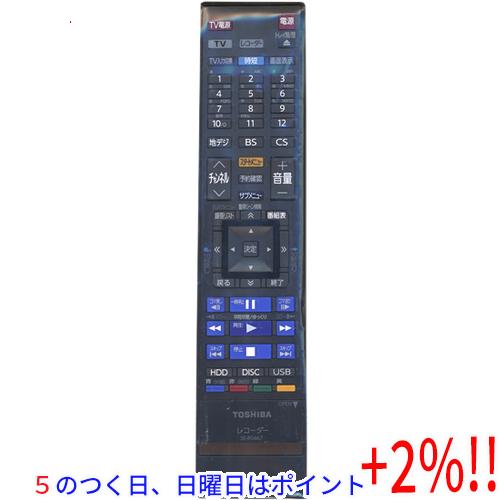 【新品(開封のみ)】 TOSHIBA製 ブルーレイレコーダー用リモコン SE-R0467(79106...