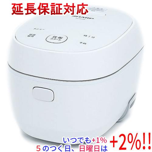 SHARP IHジャー炊飯器 3合 KS-HF05B-W ホワイト