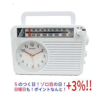 【５のつく日！ゾロ目の日！日曜日はポイント+3％！】AIWA アナログ時計付き 電気長持ちホームラジオ FR-AA50｜excellar