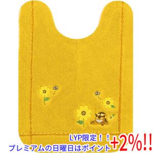 【５のつく日！ゾロ目の日！日曜日はポイント+3％！】センコー ロングトイレマット となりのトトロ 花のバス停 約80×60cm 19753 イエロー｜excellar