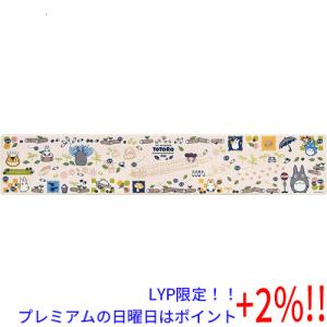 【５のつく日はポイント+3％！】センコー 拭ける PVC キッチンマット となりのトトロ おえかき 約45×240cm 61069 ベージュ｜excellar