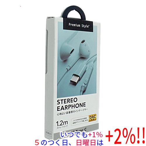 PGA ステレオイヤホン Premium Style PG-SEIE2BL3 ブルー