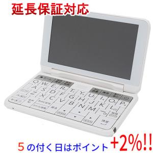 【5のつく日とゾロ目の日は+2%！】【新品(開封のみ)】 SHARP製 カラー電子辞書 Brain 生活教養モデル PW-A1-W ホワイト｜excellar