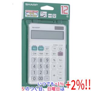 SHARP EL-S762K-X 実務電卓 セミデスクトップタイプ 12桁 : PC&家電