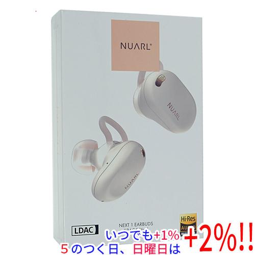 NUARL 完全ワイヤレスイヤホン NUARL NEXT1L-WE ホワイトイグレット 未使用