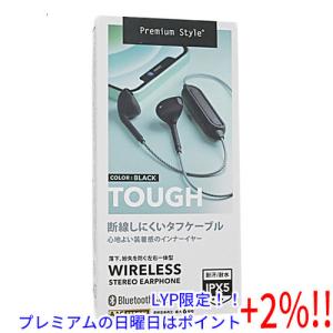 PGA ワイヤレスステレオイヤホン Premium Style PG-BTE12TC1BK ブラック｜excellar