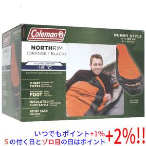Coleman 寝袋 North Rim Mummy Orange/Black