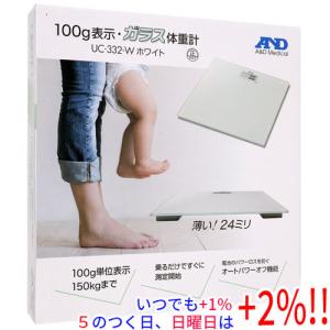 A＆D製 パーソナル体重計 UC-332-W ホワイト
