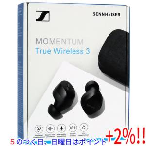 【５のつく日はポイント+3％！】【新品(開封のみ)】 SENNHEISER製 完全ワイヤレスイヤホン MOMENTUM True Wireless 3 MTW3-BLACK｜excellar