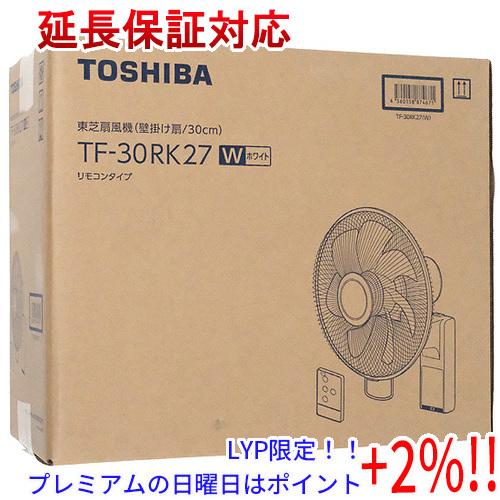 【５のつく日はポイント+3％！】TOSHIBA 壁掛け扇風機 TF-30RK27(W) ホワイト