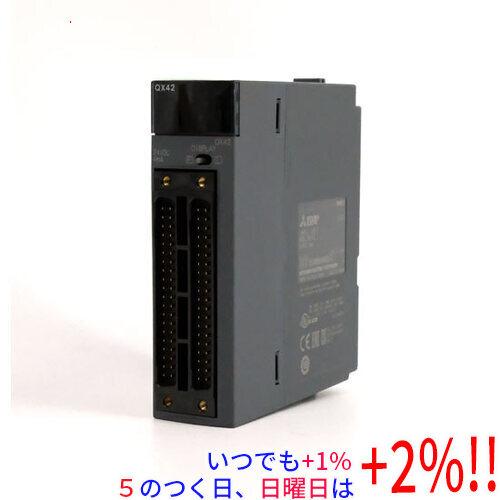 【新品(開封のみ)】 三菱電機 シーケンサ DC入力ユニット(プラスコモンタイプ) QX42【いつで...