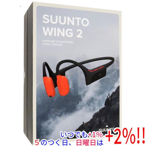 スント ワイヤレスイヤホン 骨伝導 SUUNTO WING 2 SS051260000 Coral ...