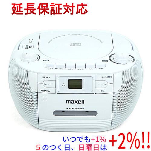 maxell ポータブルCDラジオカセットレコーダー MXCR-100 ホワイト