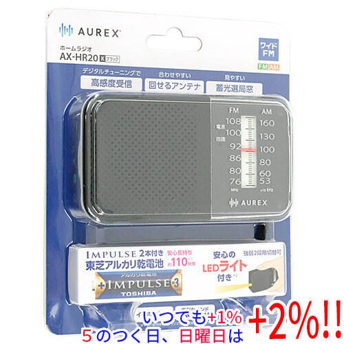 TOSHIBA ホームラジオ AUREX AX-HR20(K) ブラック
