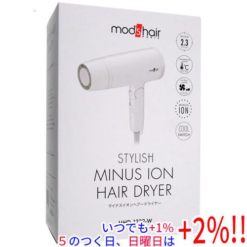 【新品訳あり(箱きず・やぶれ)】 モッズ・ヘア マイナスイオンドライヤー MHD-1222-W ホワ...