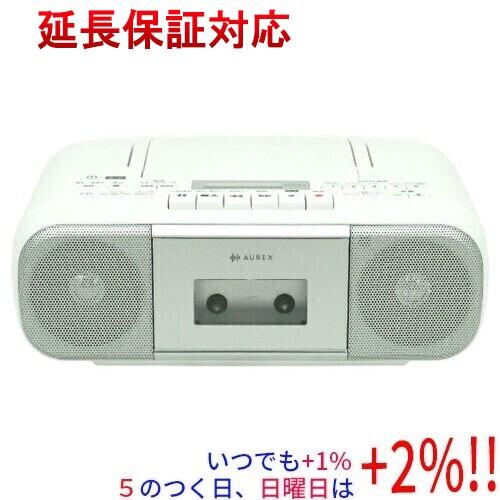 TOSHIBA CDラジオカセットレコーダー AUREX AX-KCRR60(S) シルバー【いつで...