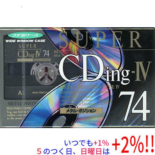 TDK カセットテープ メタルポジション SUPER CDing-IV SCD4-74 74分【いつ...