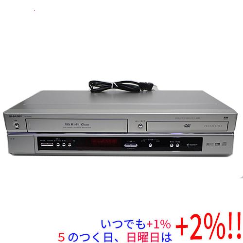 【中古】SHARP ビデオ一体型DVDプレーヤー DV-NC700 リモコン付き【いつでも+1％！5...