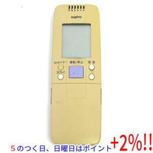 【５のつく日はポイント+3％！】【中古】SANYO製 エアコンリモコン RCS-GA4