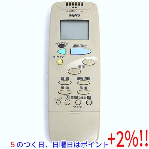 【５のつく日！ゾロ目の日！日曜日はポイント+3％！】【中古】SANYO製 エアコンリモコン RCS-...