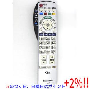 【キャッシュレスで5%還元】【中古】Panasonic テレビ用リモコン EUR7660Z40