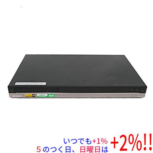 【中古】SONY ブルーレイディスクレコーダー BDZ-AT750W 500GB リモコンなし