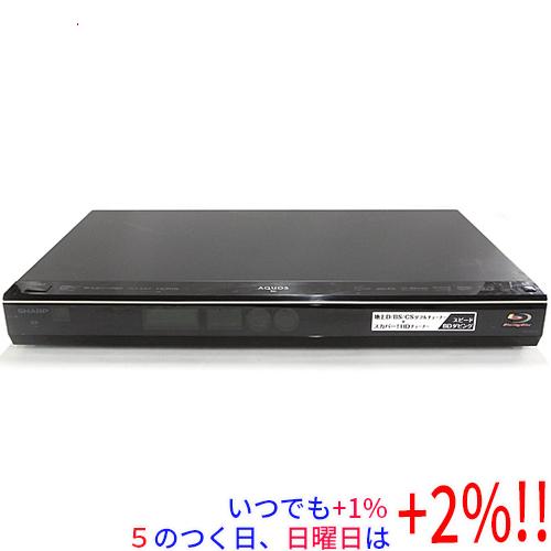 【中古】SHARP AQUOS ブルーレイディスクレコーダー BD-W510 リモコンなし