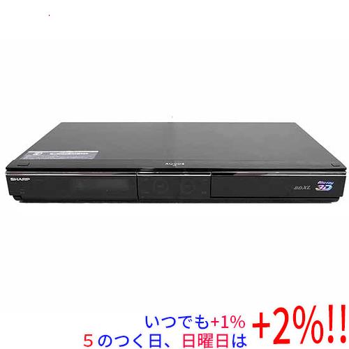 【中古】SHARP AQUOS ブルーレイディスクレコーダー BD-HDW80 リモコンなし