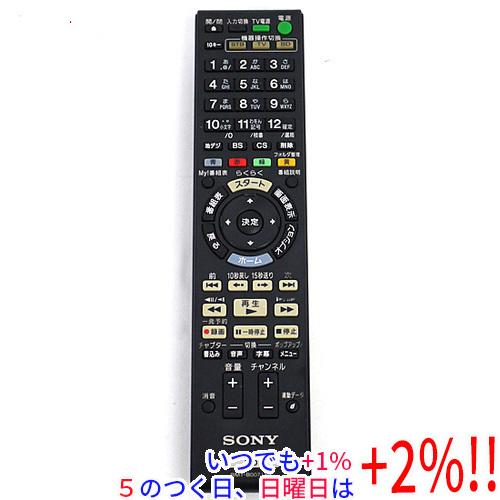 【中古】SONY ブルーレイディスクレコーダー用リモコン RMT-B007J