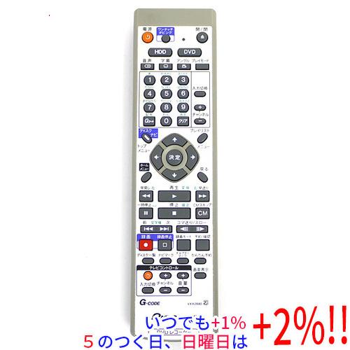【中古】Pioneer パイオニア DVDレコーダーリモコン VXX2880